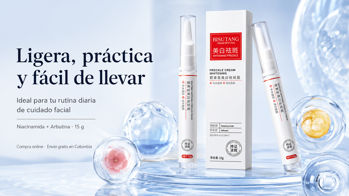Crema Antimanchas Bisutang — Ilumina y Unifica tu Piel 2x1